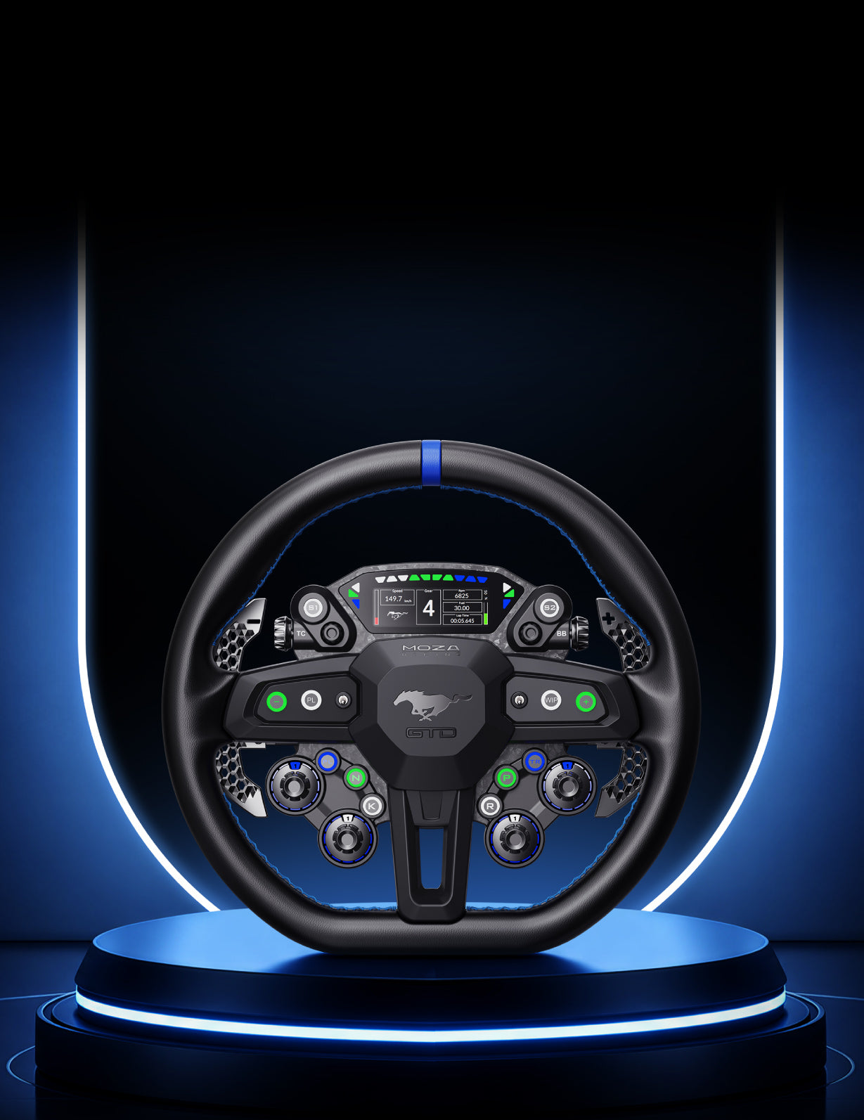 Moza Mustang GTD marketing baner